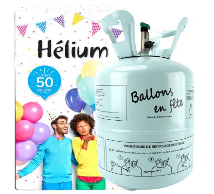 Bonbonne hélium 50 ballons - 17768